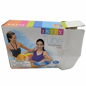 Intex Multicolored Floral Transparent Tube Float